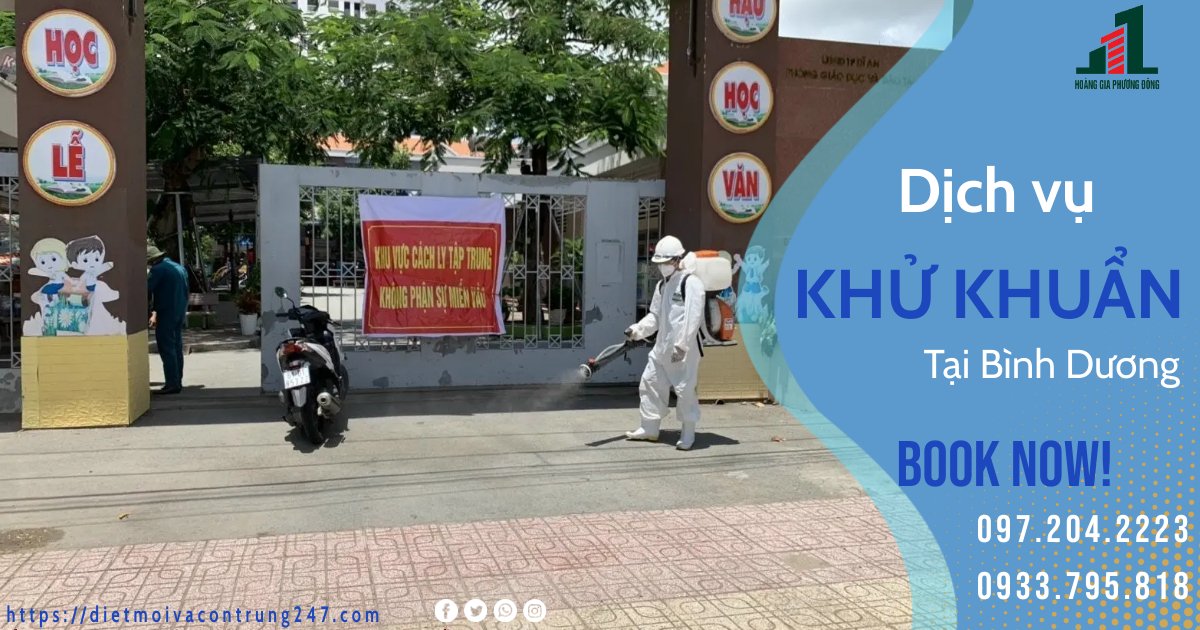 DỊCH VỤ PHUN KHỬ KHUẨN TẠI BÌNH DƯƠNG